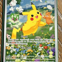 Pikachu 088 Sv: Scarlet & Violet Promo Cards Holo