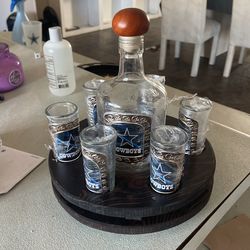Cowboys Liquor Set 