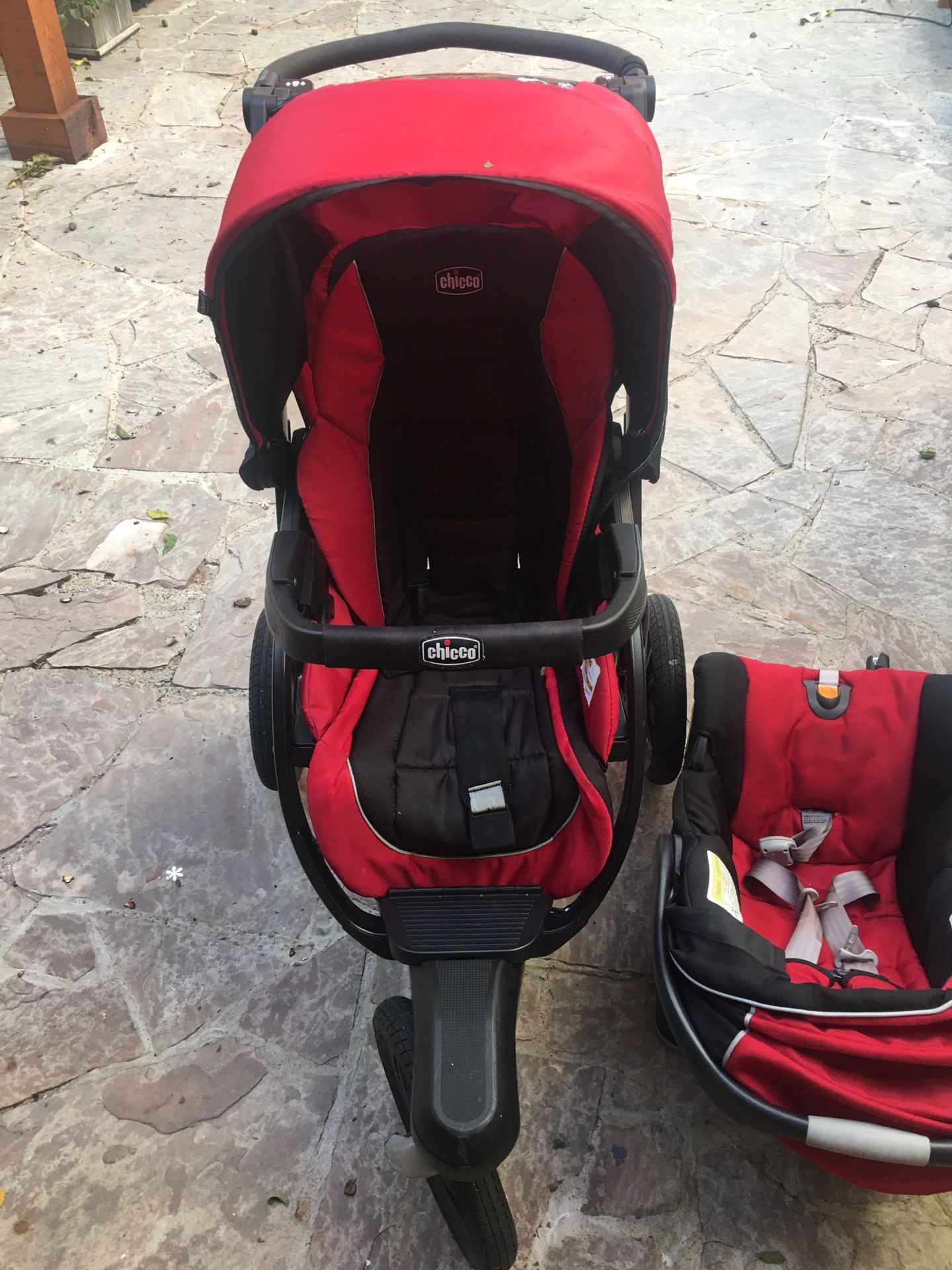 Chicco stroller and car seat