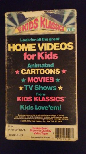 Kids Klassics Vhs 4 Color Cartoons For Sale In Lewisville Tx Offerup