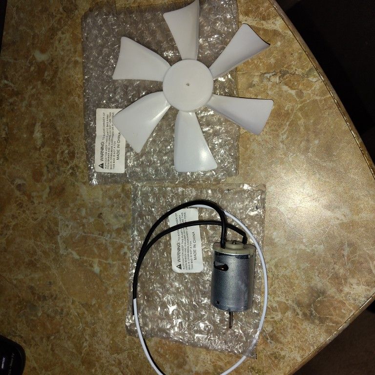 Exhaust Fan Blade & Motor