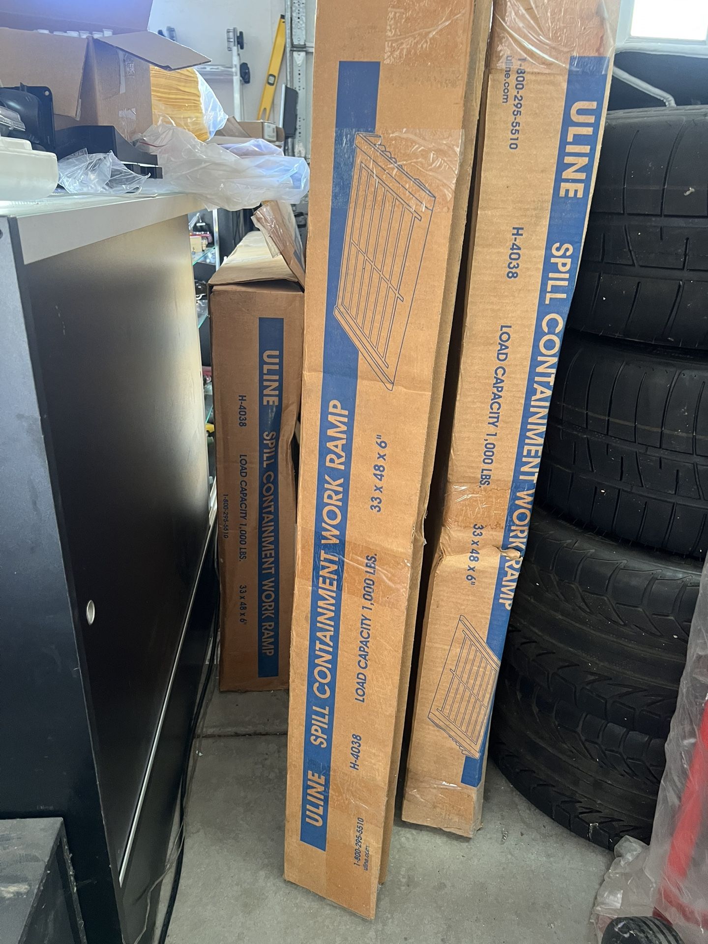 Spill container Ramp