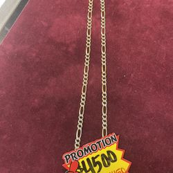 14KT Figaro Necklace 