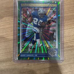 Barry Sanders Numbered To 180 