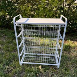 4 Drawer Metal Storage Organizer - Barely Used - Target