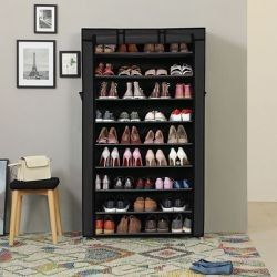 10-Tier Shoe Rack Cabinet