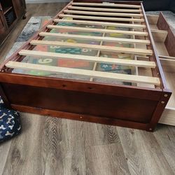Kids Bed Frame With 3 Drawers!! Twin Size