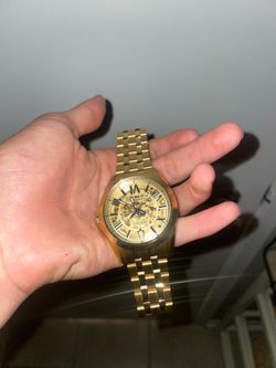 Men's Automatic Classic Sutton Gold-Tone Stainless Steel Bracelet Watch