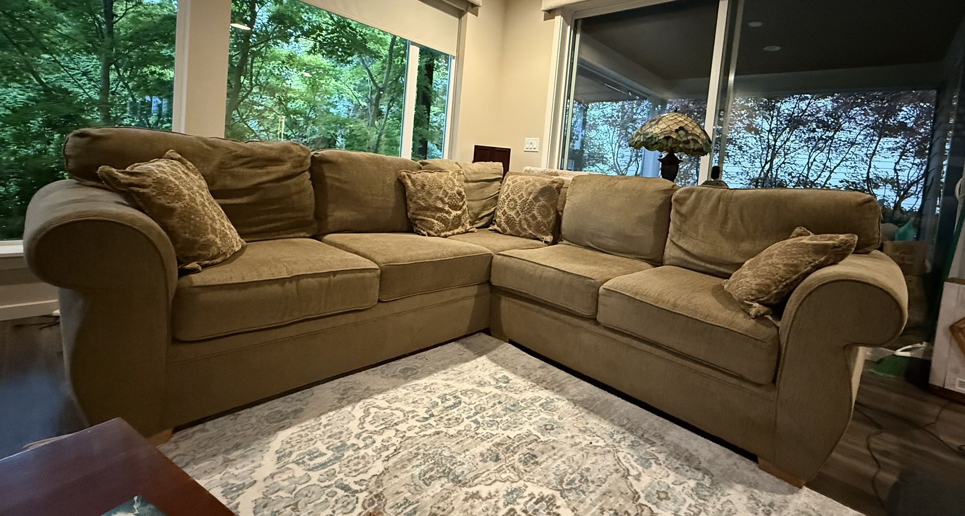 Brown Sectional Couch