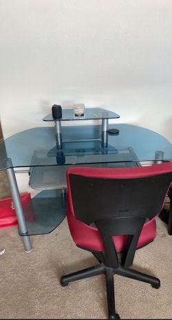 Glass Desk