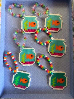 Fishbowl perler kandi bracelets festivals raves