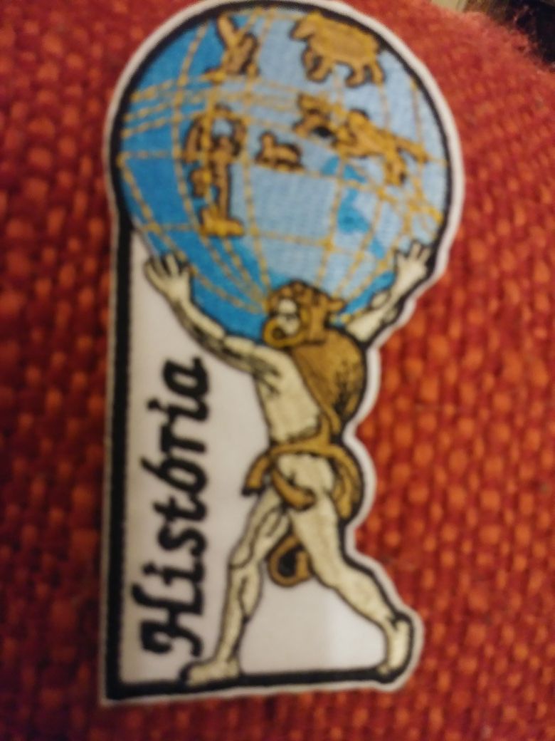ATLAS WITH THE WORLD PATCH