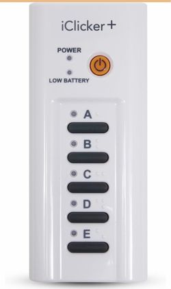 Iclicker + student Remote