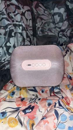 Pink Fabric Portable Bluetooth Speaker