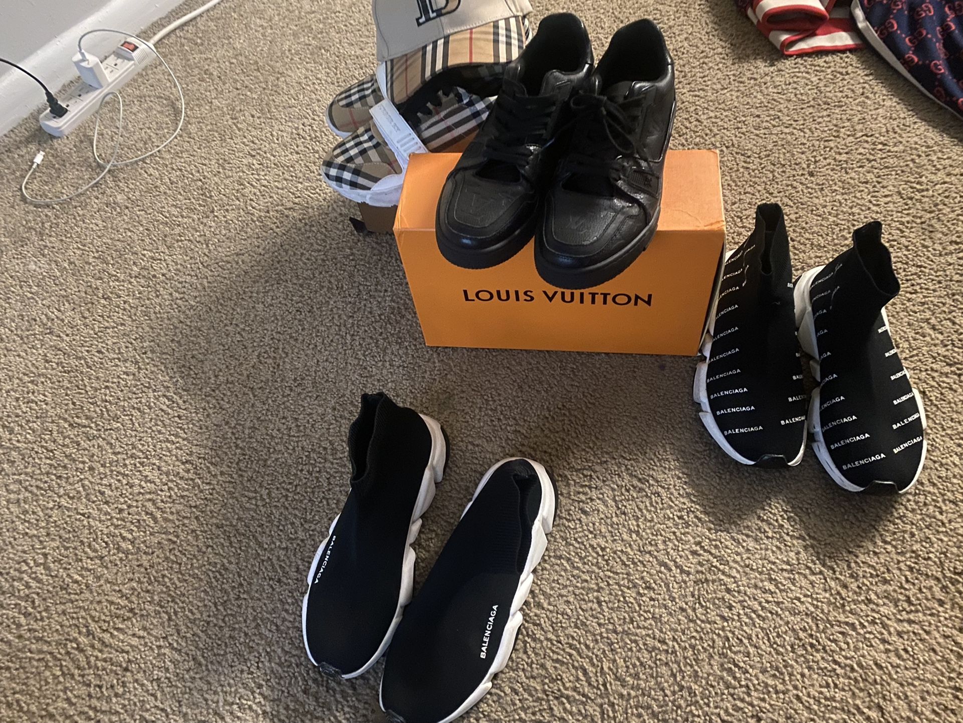 Burberry,Balenciaga  Virgil Abloh LV Trainers