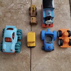 6 Toy Vehicles 