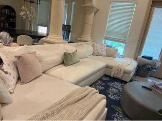 Pottery barn big sure double chaise couch