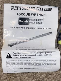 1/2” Drive Click Type Torque Wrench with Hard Case