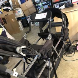 Triple Seat Baby Stroller