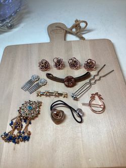 Misc. Lot Of Hair Barrettes/Accessories