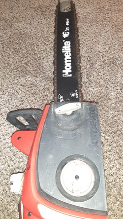 Homelite electric chainsaw