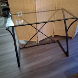 Glass Top Desk