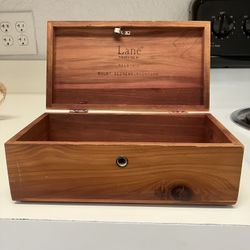 Wooden Storage Box by Lane