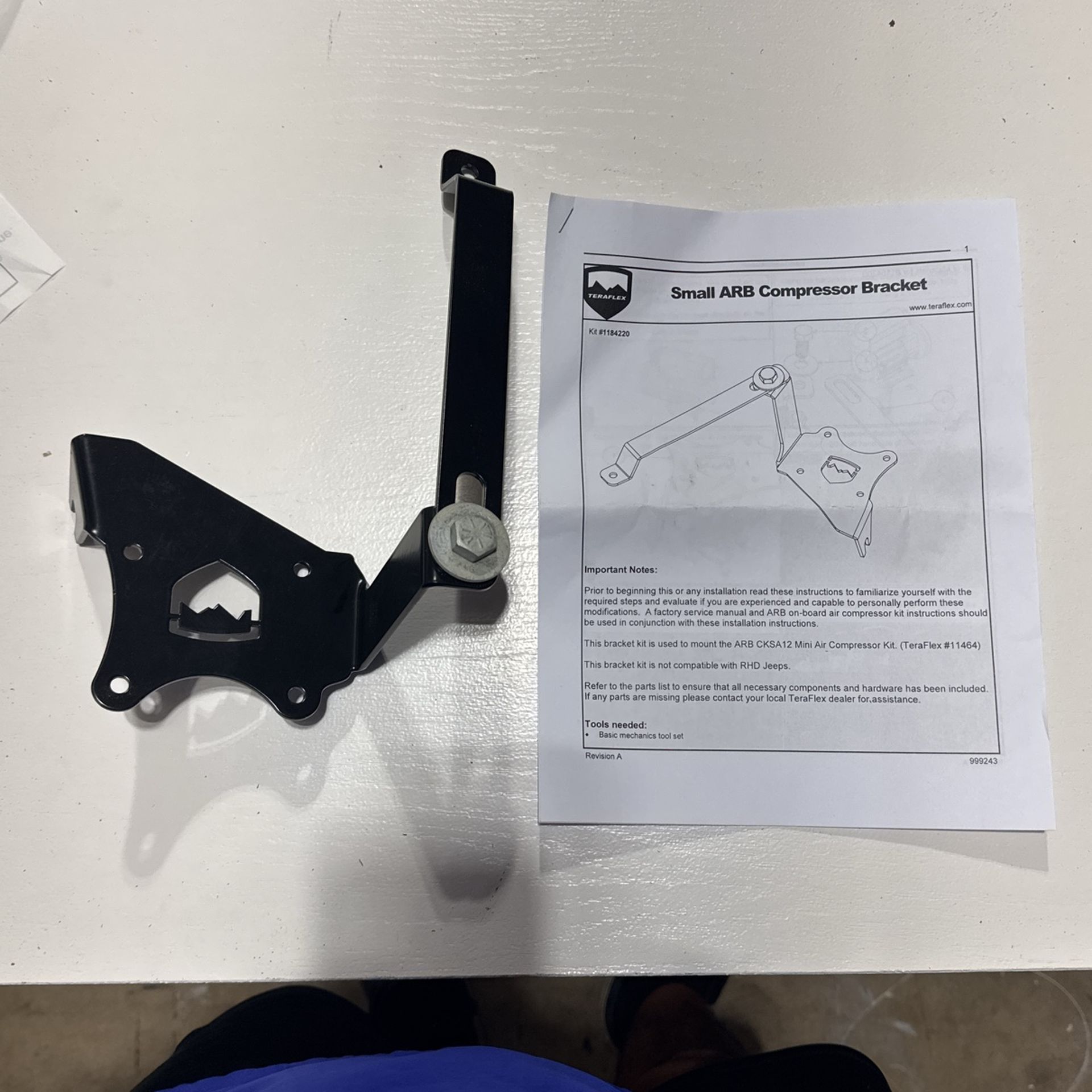 Teraflex Small ARB Compressor Bracket Mount