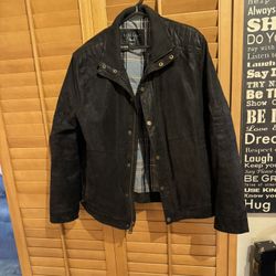 Bernardo Black Medium Men’s Leather Jacket
