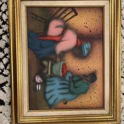 Antique oil painting