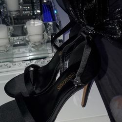 Brand New Black Heels You Can Remove Bow However You Want 