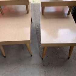 Mid Century Side Tables.  