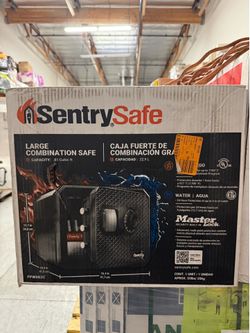 Sentry Safe 0.81 cu. ft. Waterproof and Fireproof Safe for Home with Key Hooks and Door Pockets