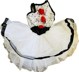 Costume Gallery Snowman First Frost Sequined Dance Recital Costume Medium Child