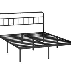 Kujielan
12" King Size Bed Frame, Metal
