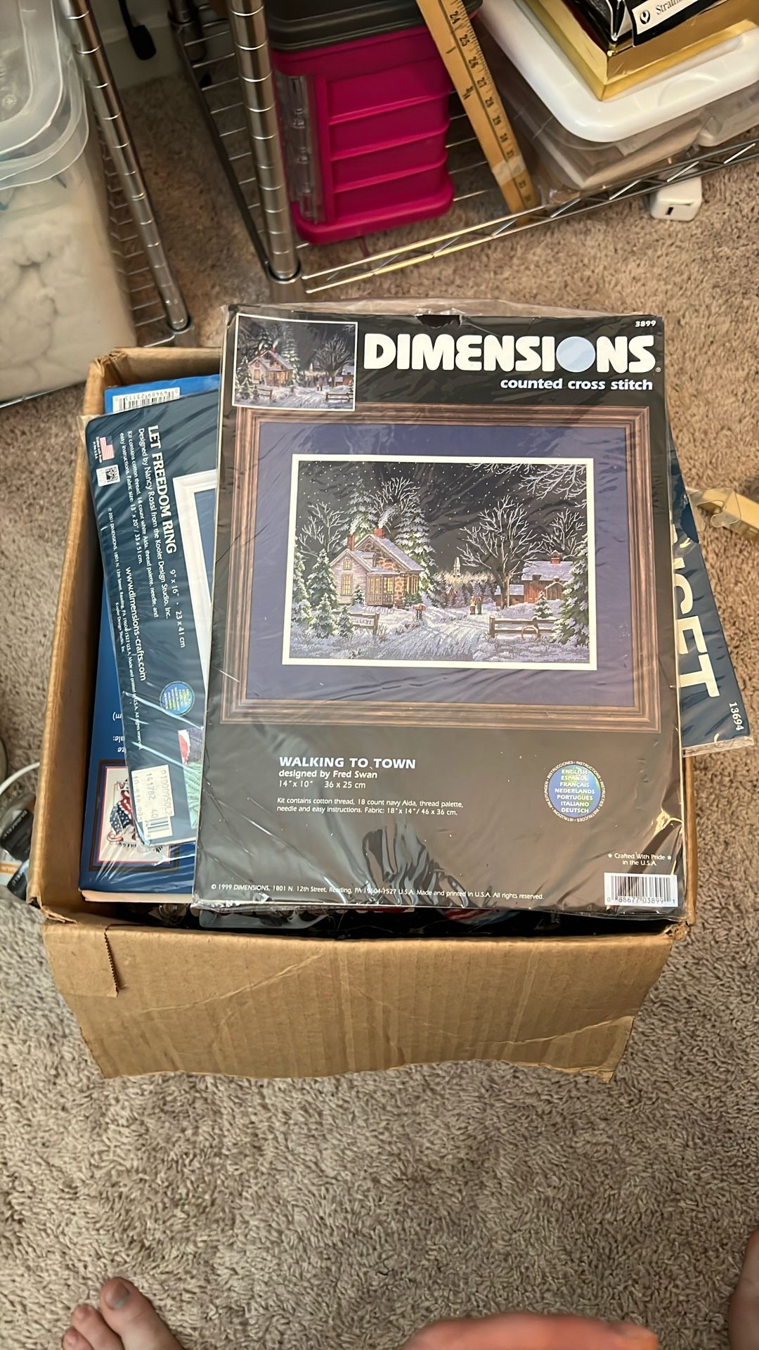 Embroidery Kits Open To Offers