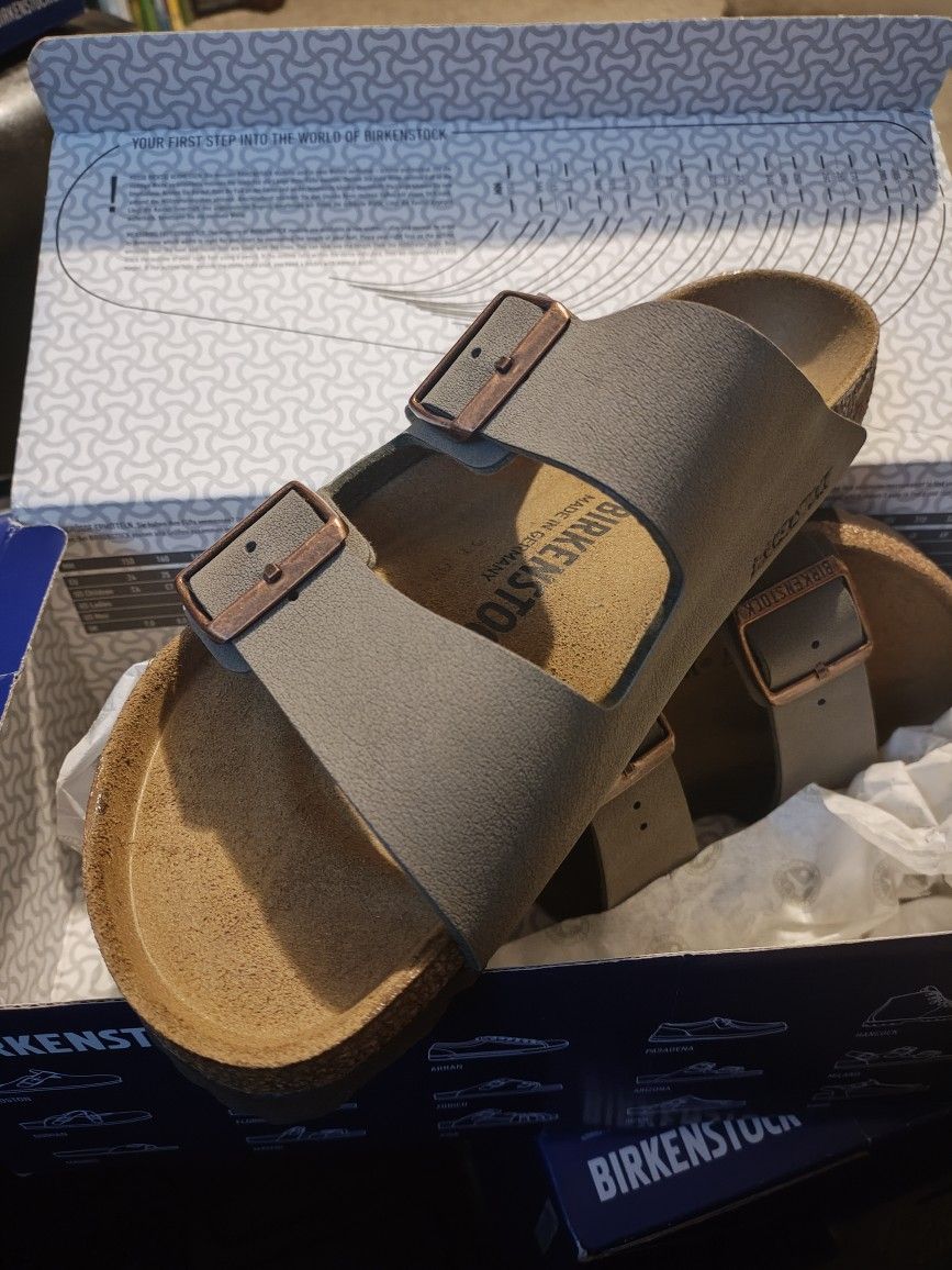 Grey Birkenstock Arizona