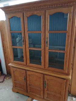 Oak China Cabinet