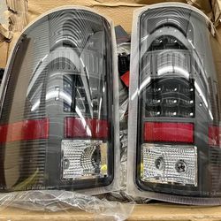 07-13 GMC Sierra LED Tail Lights Taillights Luces Traseras Calaveras Micas Faros Lamps