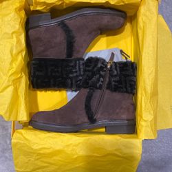 Fendi Brown Boots 