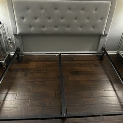 King Bed Frame Only No Rails 