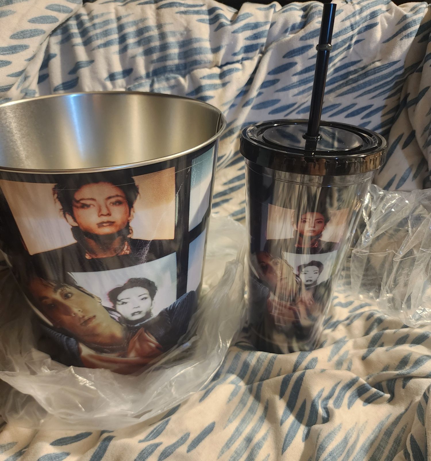 Jungkook I Am Still Popcorn Bucket and Tumblr Set