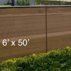 6x50 Privacy Fence Screen - BROWN