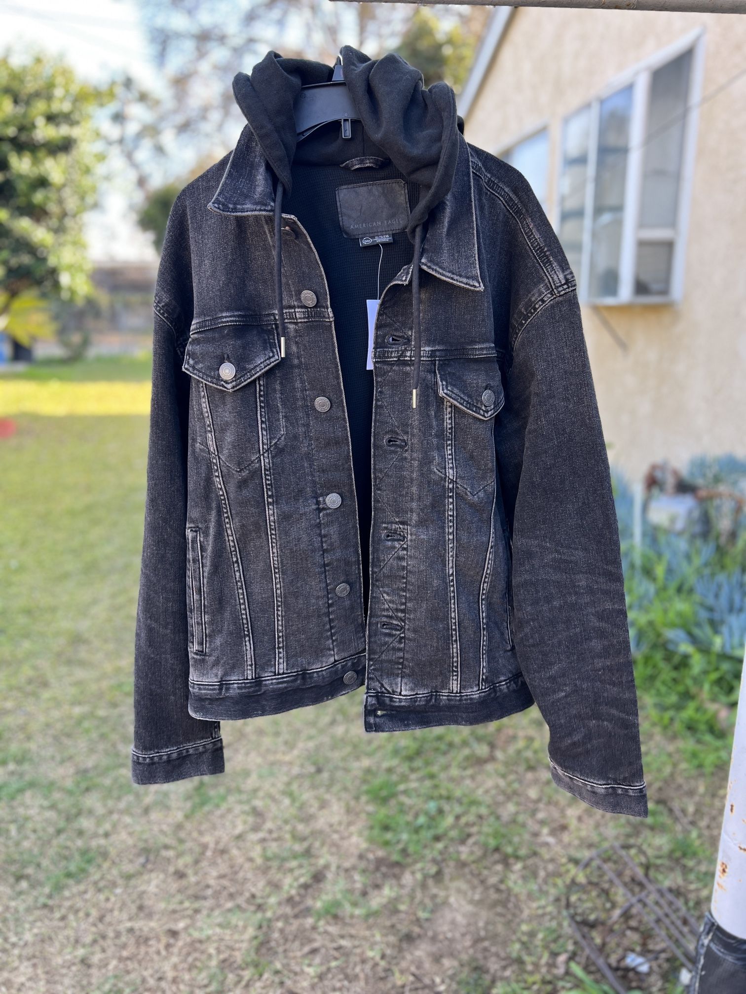 Men's Jacket Denim American Eagle Xl Chamarra