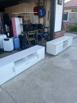 2 tv stand 63 inches long,18 inches height $75 each