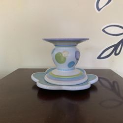PartyLite Pillar Holder & Plate