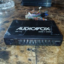 
VINTAGE AUDIOVOX AMP 772 OLD SCHOOL CAR STEREO GRAPHIC 10 BAND EQ 

Elevate your audio experience with the vintage Audiovox AMP 772, a testament to c