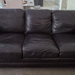 3 PIECE LEATHER SOFA SET