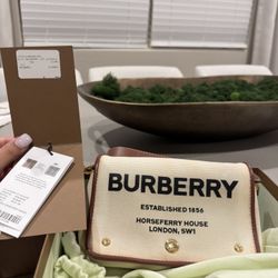 Authentic Horseferry Canvas Crossbody Bag