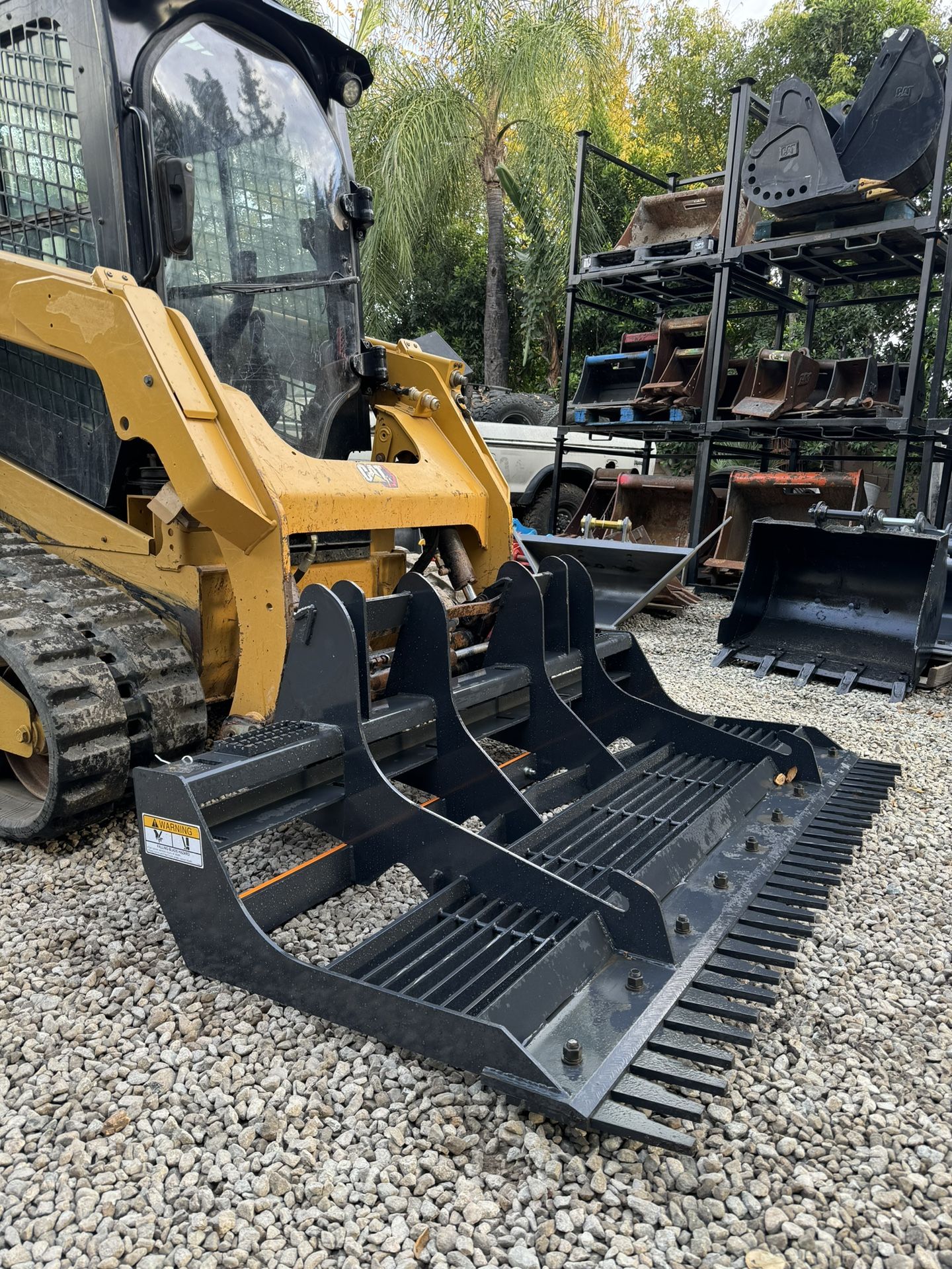 Skid Steer Land Leveler Grader Attachment